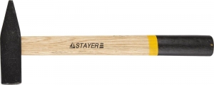 Молоток STAYER слесарный с деревянной ручкой, 400 г