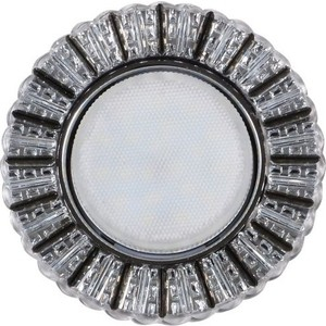 Светильник GX53+LED 4W 4000K встраиваемый ПОЛИКРИСТАЛ, CH/CLEAR+GRAY. IL.0028.0922