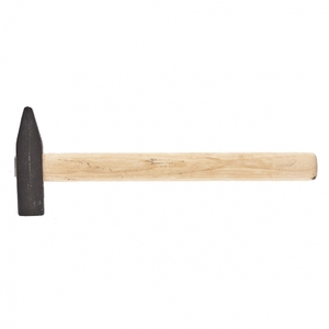 Молоток слесарный, 200 г, инструментальная сталь, деревянная ручка