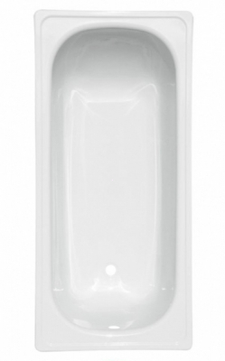 Ванна стальная 1,6м*0,7м*0,4м (ВИЗ) Антика "Белая Орхидея" цв.белый (ОР-61200)