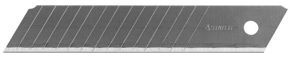 Лезвие STAYER "PROFI" сегментированное, 15 сегментов, 18 мм, 10 шт, в боксе 