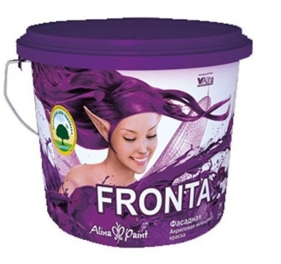 Краска водоэмульсионная, Alina Paint FRONTA, 25 кг (фасадная, интерьерная, моющаяся)