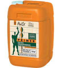 Грунтовка AlinEX PRIMER, 10кг ( для стен и потолков, полимерная)