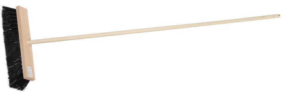 Щетка ЗУБР уличная деревянная с ручкой, волокно 90мм, ПЭТ, 140см, 40*7см