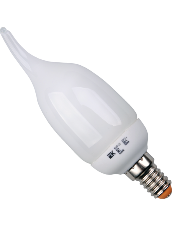 Лампа энергосбер. свеча КЭЛ-CВ Е14 9Вт 4000К ПРОМОПАК (уп.6шт) ИЭК LLE61-14-009-4000-S6