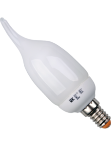 Лампа энергосбер. свеча КЭЛ-CВ Е14 9Вт 4000К ПРОМОПАК (уп.6шт) ИЭК LLE61-14-009-4000-S6