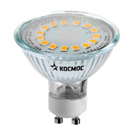 Лампа светодиод. LED 3Вт GU10 4500К Экономка Космос Eco_LED3wGU10C45