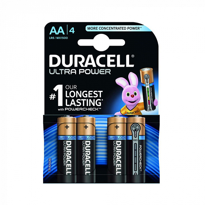 Батарейка  Duracell Ultra AA 4KP CEE M6 MON