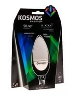 Лампа светод.KOSMOS premium LED 3Вт СВЕЧА E14 230v 4500K Космос