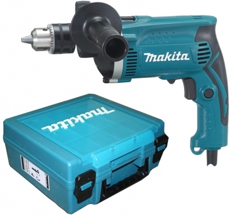 Ударная дрель Makita NHP1300S, 220В, 430Вт, бетон 13мм, сталь 13мм, дерево 18мм, 0-2700 об/мин, 0-29