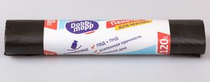 Пакеты д/мусора Dobb*mopp с ручками 120л (16мкм) 10шт