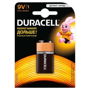 Батарейка DURACELL 9V K1(1шт) (81483681)