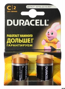 DURACELL батарейки Basic C 2шт