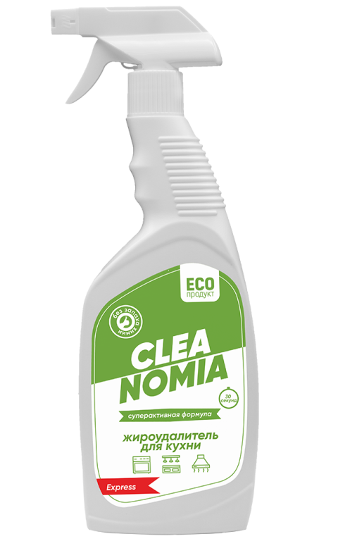 Жироудалитель для кухни CLEANOMIA 0,6л пенный триггер( уп 12шт)										