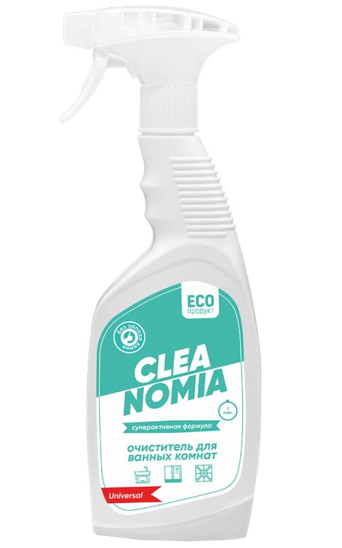 Очиститель для ванных комнат CLEANOMIA 0,6л пенный триггер(уп 12 шт)										