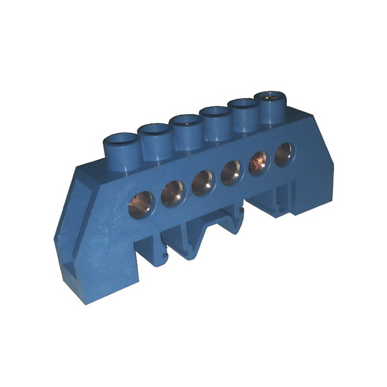 Шина нулевая в комб DIN-изол."Стойка" ШНИ -8*12-6-КС-С ИЭК YNN10-812-6DP-K07