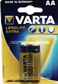 Батарейка Varta Longlife Extra Micro 1.5V-LR06/ AA (2шт. в блистере) 0001-4106-101-412