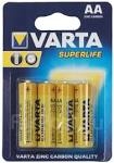 Батарейка Varta Superlife Mignon 1.5V-R6/ AA (4шт. в блистере) 0002-2006-101-414