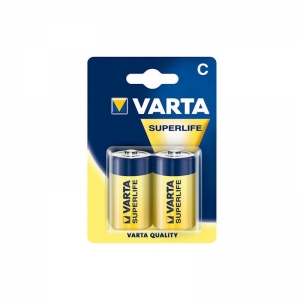 Батарейка Varta Super Baby 1.5V-R14P/ C (2шт. в блистере)0002-2014-101-412