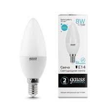 Лампа Gauss LED Elementary Candle 8W E14 4100K 33128