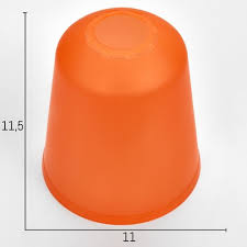 Плафон универсальный "Цилиндр"  Е14/Е27 оранжевый 11хх11х12см   4931330															
