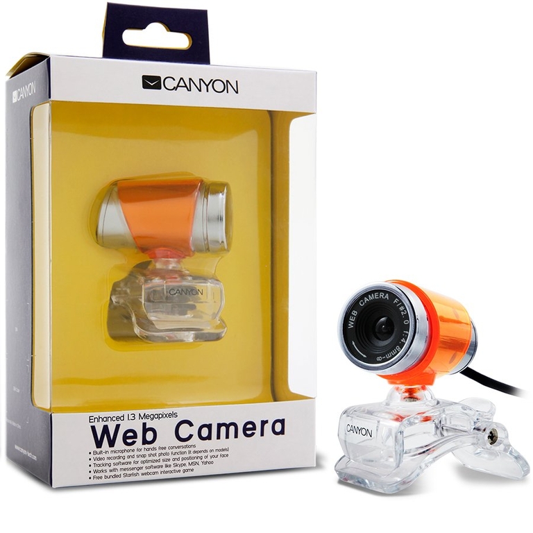 Web Камера CANYON CNR-WCAM813G1 (1.3  Mpixe 1/6 CMOS USB 2.0)