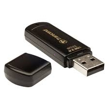 USB Флеш 16GB 2.0 Transcend TS16GJF350 черный