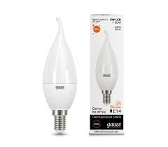 Лампа Gauss LED Elementary Candle Tailed 6W E14 2700K 