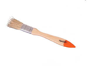 Кисть плоская Slimline 3/4" (20 мм), натуральная щетина, деревянная  ручка// SPARTA